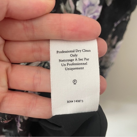 LOVESHACKFANCY Kaia Mini Dress Floral Long Sleeve XS - Picture 7 of 14